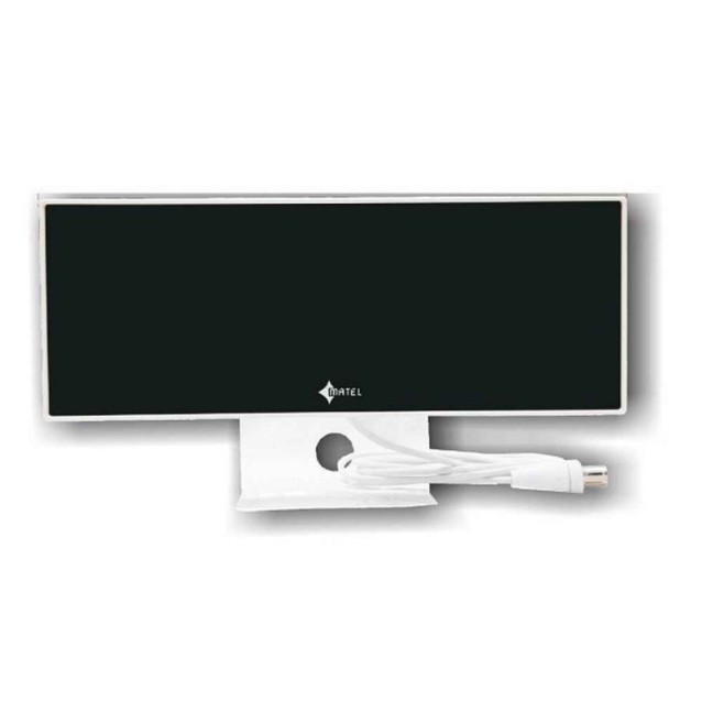 Matel Electronics Anel 3 Εσωτερική Κεραία Τηλεόρασης (δεν απαιτεί τροφοδοσία) σε Λευκό Χρώμα Σύνδεση με Ομοαξονικό Καλώδιο