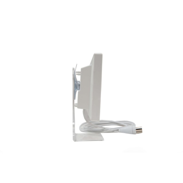 Matel Electronics Anel 3 Εσωτερική Κεραία Τηλεόρασης (δεν απαιτεί τροφοδοσία) σε Λευκό Χρώμα Σύνδεση με Ομοαξονικό Καλώδιο