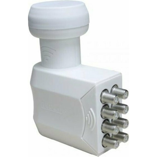LNB οκταπλό REDLINE OCTO χαμηλού θορύβου 0.1dB για ταυτόχρονη παροχή σήματος σε έως και 8 χρήστες | AS-35.25.002