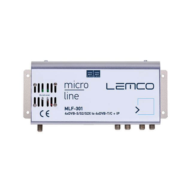 Headend LEMCO MLF-301,4×DVB-S/S2/S2X σε 4×DVB-T/C + IP