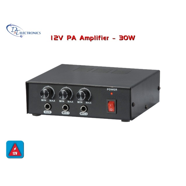 PAA30 Ενισχυτής 12V - 30W rms, D&T Electronics.