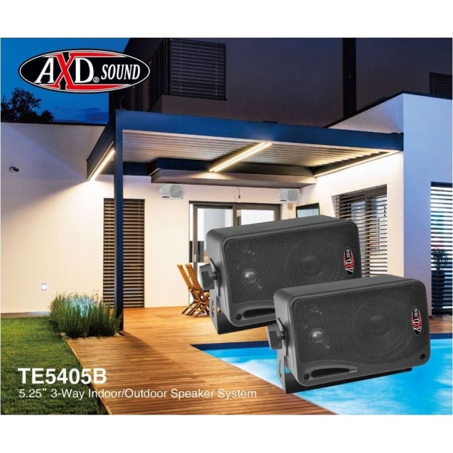 TE5405B  Παθητικό ζεύγος ηχείων 5.25" / 3-Δρόμων 160W max, για εγκαταστάσεις εσωτερικών και εξωτερικών χώρων