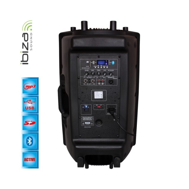 Ibiza Sound SLK8A-USB Αυτοενισχυόμενο ηχείο 8" με USB και BLUETOOTH 200W Maximum