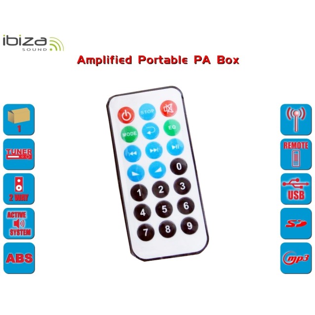 WIFI12A Ενεργό ηχείο PA με USB/SD, FM, BLUETOOTH & WIFI 12"-30cm