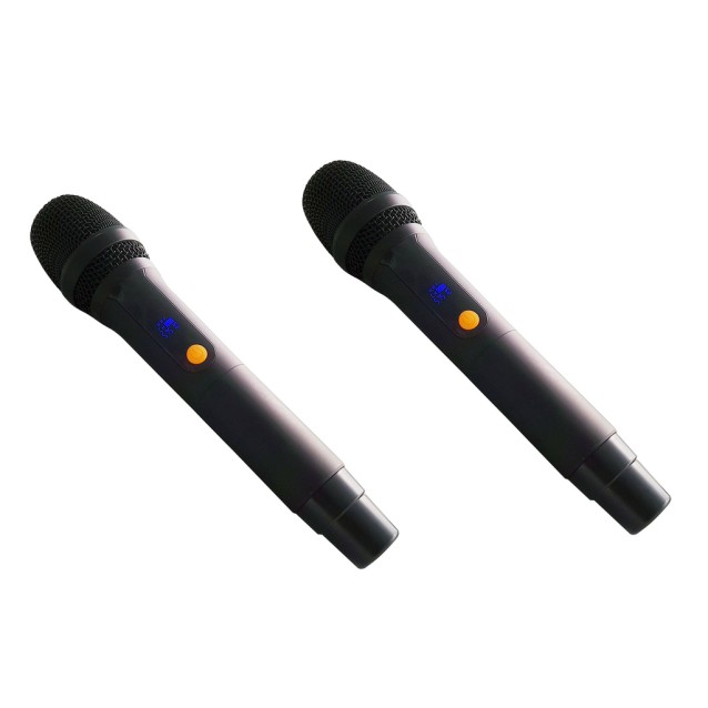 SM-5115A6 Επαναφορτιζόμενο ενεργό ηχείο 15" με ασύρματα μικρόφωνα