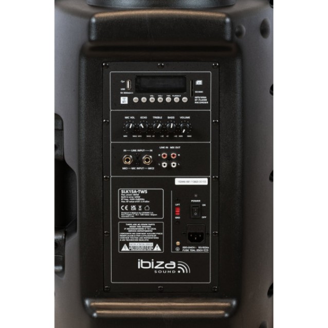 SLK15A-USB ΕΝΕΡΓΟ ΗΧΕΙΟ 15" USB-BT