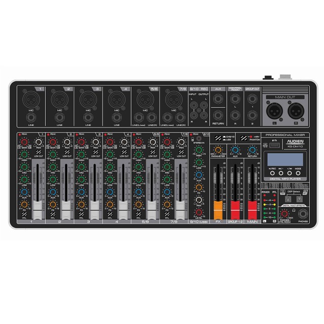 KG-DM10 ΚΟΝΣΟΛΑ ΗΧΟΥ 10 ΚΑΝΑΛΙΩΝ