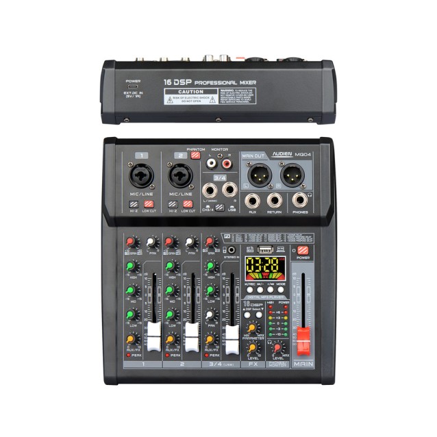 MQ04 ΚΟΝΣΟΛΑ ΗΧΟΥ 4 ΚΑΝΑΛΙΩΝ