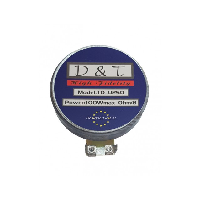 TD-U250  driver tweeter για ηχεία PA, 8Ω με SPL 98dB και μέγιστη ισχύ 100W