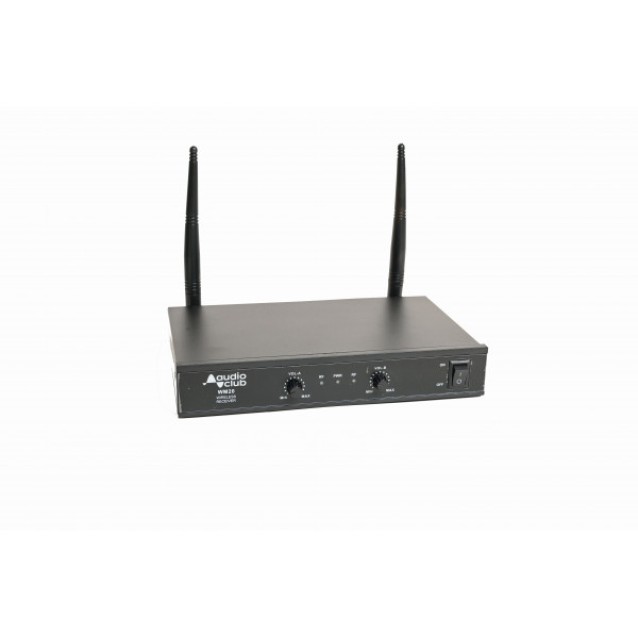 WM20 Dual Wireless UHF Microphone System by Audio Club.