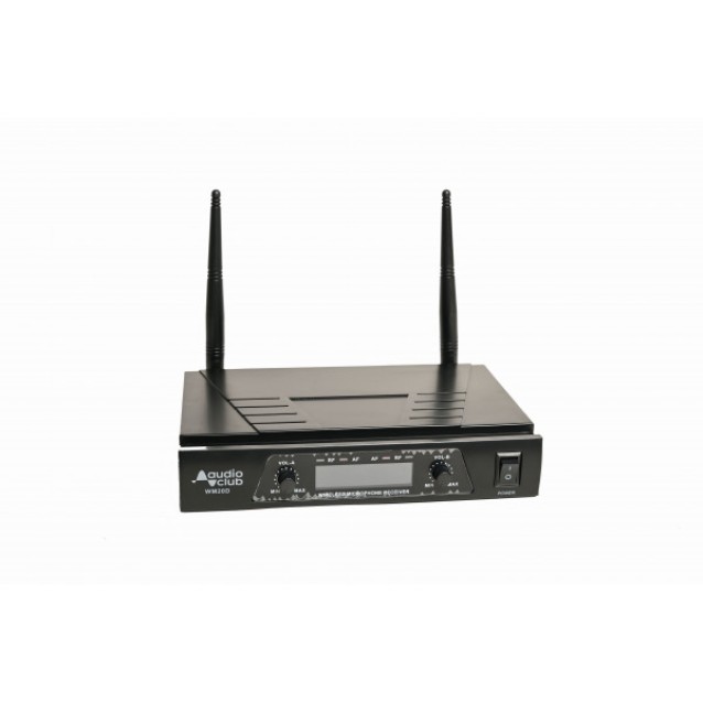 WM20D Dual Wireless UHF Microphone System by Audio Club.