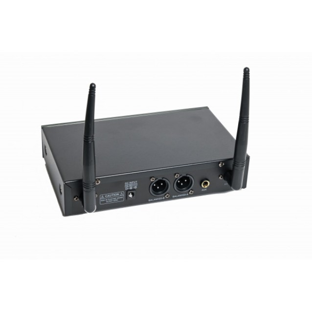 X302 Διπλό επαγγελματικό Μικρόφωνο UHF PLL.