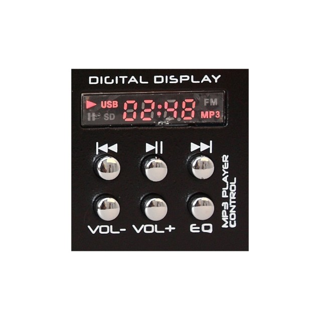 DJ-21 USB-MKII Μίκτης DJ με ψηφιακή οθόνη, 7 εισόδους και 4 κανάλια.