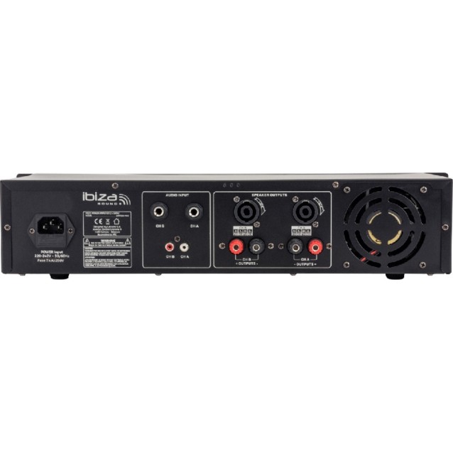 Τελικός ενισχυτής 2x600w max 4Ω Ibiza AMP800-MKII