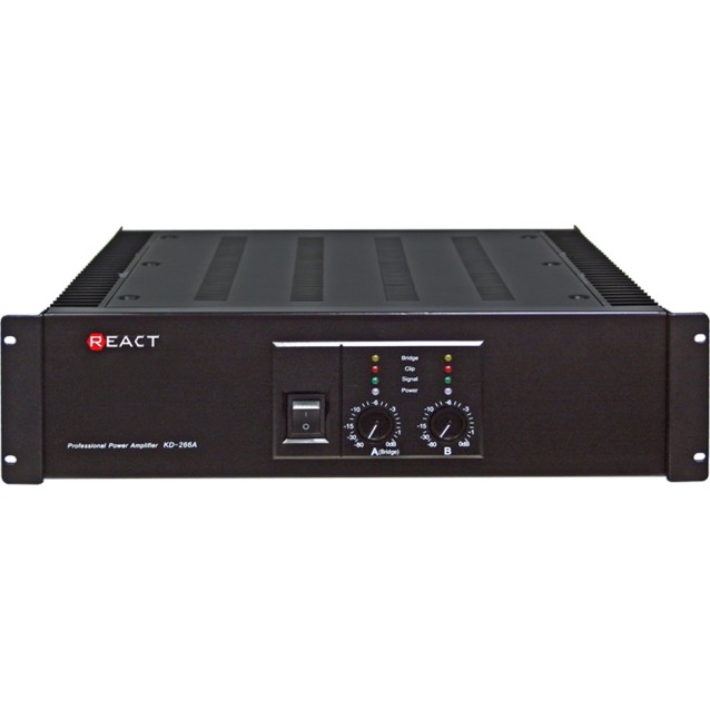 Τελικός Ενισχυτής Ήχου 2x560W REACT KD-266A
