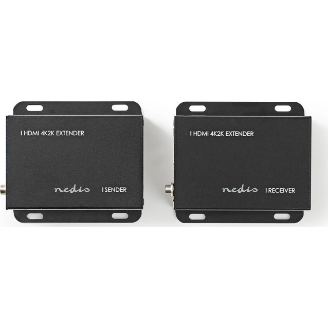 HDMI Extender μέσω 2 καλωδίων UTP για επέκταση του σήματος μέχρι 50m NEDIS VREP3460AT