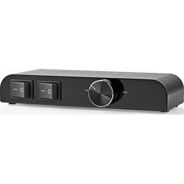 NEDIS ASWI2652BK Συσκευή για σύνδεση 2 σετ ηχείων σε 1 ενισχυτή