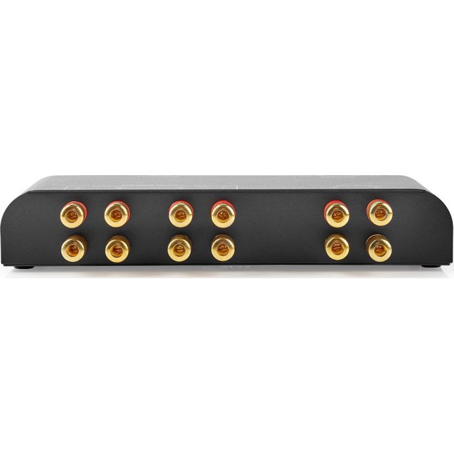 NEDIS ASWI2652BK Συσκευή για σύνδεση 2 σετ ηχείων σε 1 ενισχυτή