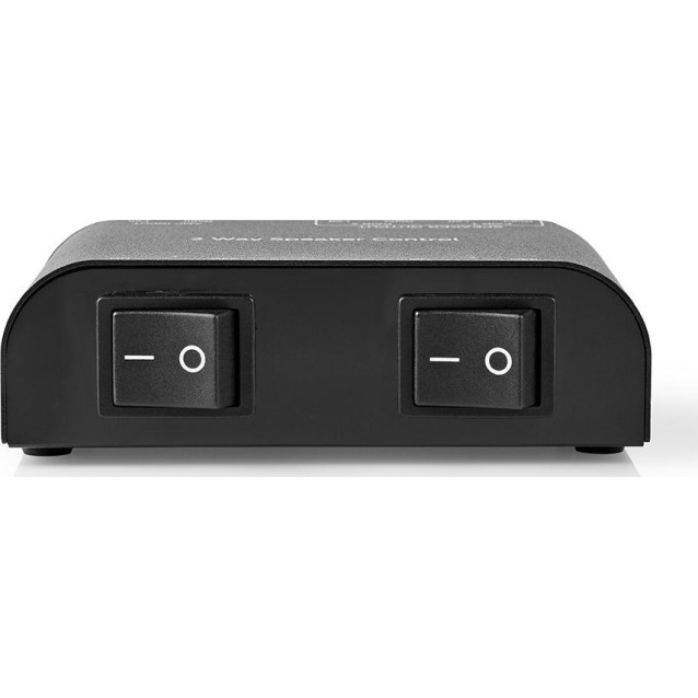 NEDIS ASWI2602BK Συσκευή για σύνδεση 2 σετ Ηχείων 4-16 Ω σε 1 Ενισχυτή
