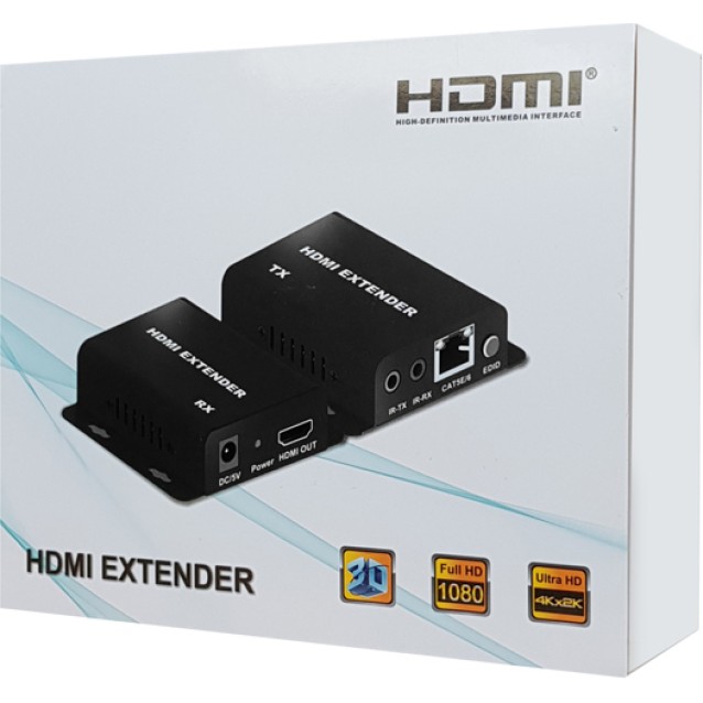 POWERTECH HDMI video extender CAB-H114 μέσω καλωδίου RJ45, 1080p, 60m