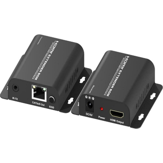POWERTECH HDMI video extender CAB-H114 μέσω καλωδίου RJ45, 1080p, 60m