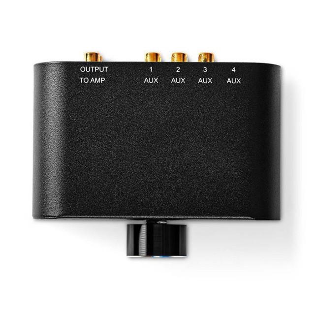 NEDIS ASWI2424AT Switch 4 συσκευών ήχου σε μία μόνο (AUX) είσοδο ενισχυτή