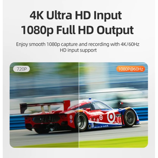 CABLETIME video capture CT-ACHC3-AG, HDMI/USB & USB-C, 4K/30Hz, γκρι