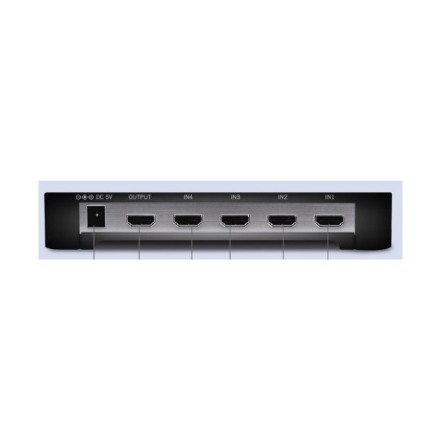 Engel Διακόπτης Hdmi 4IN+1OUt - (MV7400)