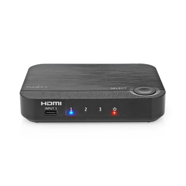 Μετατροπέας / Switch USB-C και 2x HDMI σε HDMI.