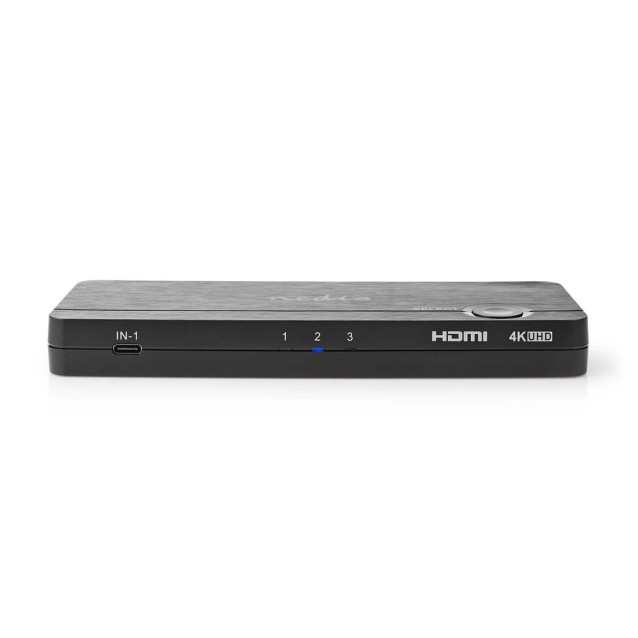 Μετατροπέας / Switch από 2x HDMI + 1x USB-C θηλ. + 2x USB- A θηλ σε 1x HDMI + 2x USB- A θηλ.