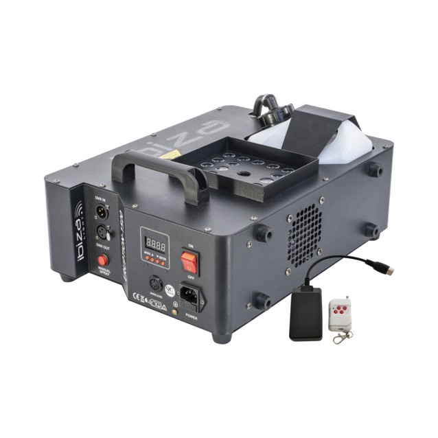 Μηχανη Καπνού 1500W με δυνατότητα ελέγχου DMX Ibiza ERUPTION-1500