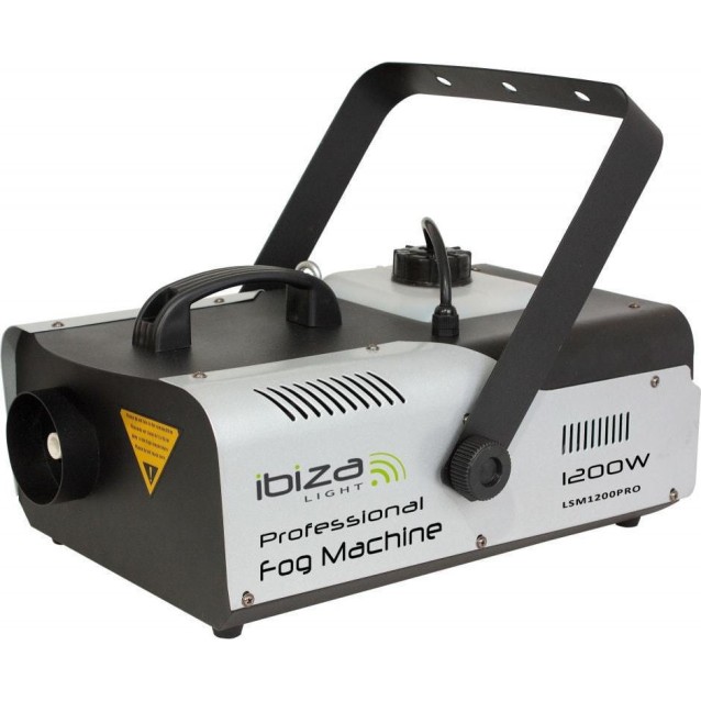 LSM-1200W Μηχανή ομίχλης υψηλής ισχύος 1200W με ασύρματο χειρισμό από την Ibiza Light