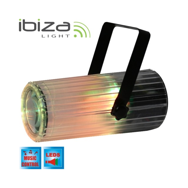 Ibiza Light LCM003LED-CLEAR Moon Flower LED Light Effect RGBAW