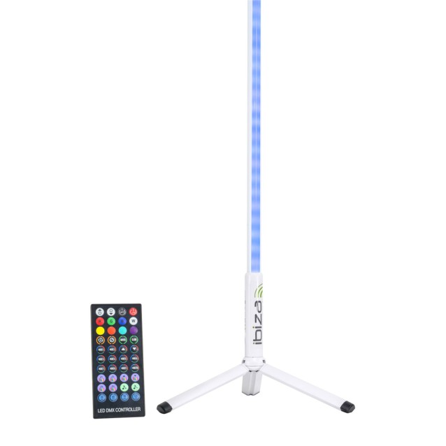 Ibiza Magic-Color-Stick-1,5WH Διακοσμητικός RGB Σωλήνας - TUBE Ύψους 1,5μ. Με Βάση Και Τηλεκοντρόλ