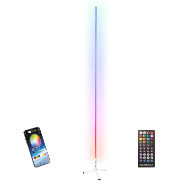 Ibiza Magic-Color-Stick-1,5WH Διακοσμητικός RGB Σωλήνας - TUBE Ύψους 1,5μ. Με Βάση Και Τηλεκοντρόλ