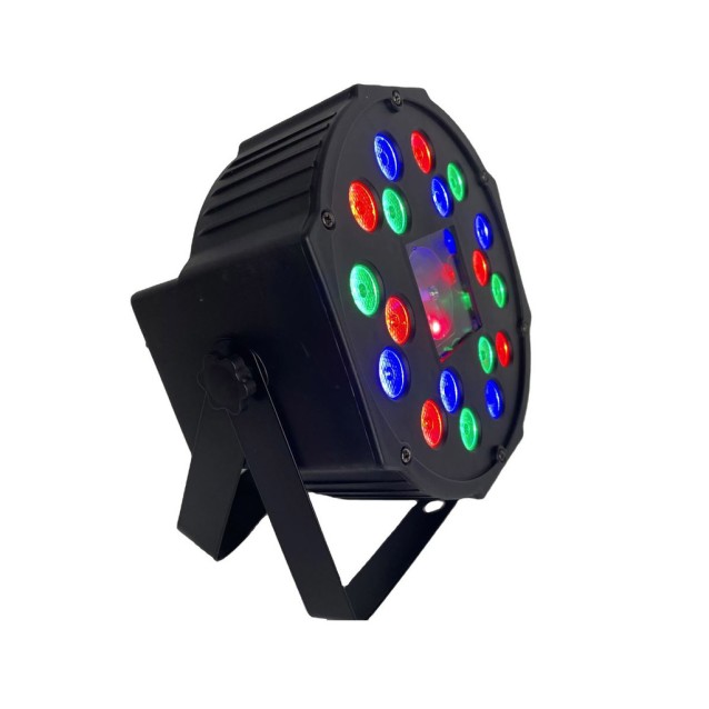 XKL-A3 PAR RGB 18LED ME ΚΟΚΚΙΝΟ/ΠΡΑΣΙΝΟLASER