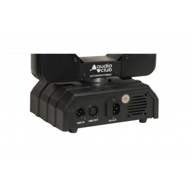 SATURNBALL  Led φωτορυθμικό-περιστρεφόμενη κεφαλή All in one. 