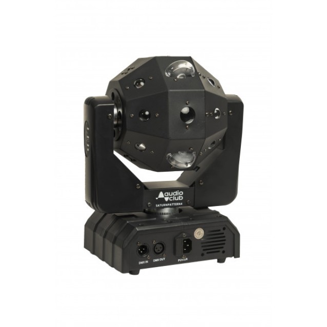 SATURNBALL  Led φωτορυθμικό-περιστρεφόμενη κεφαλή All in one. 