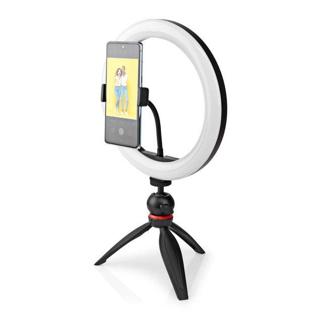 Ring Light 10" (26 cm) με 120 λάμπες LED και τρίποδο στήριξης.