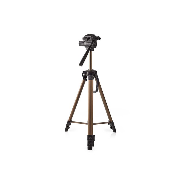 Τρίποδο αλουμινίου με max ύψος 161 cm για φωτογραφικές μηχανές και βιντεοκάμερες.