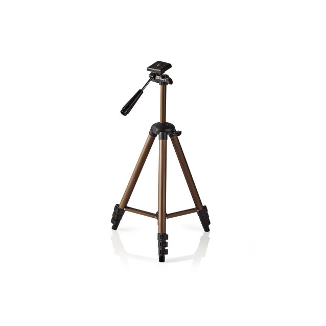 Τρίποδο αλουμινίου με max ύψος 128 cm για φωτογραφικές μηχανές και βιντεοκάμερες.