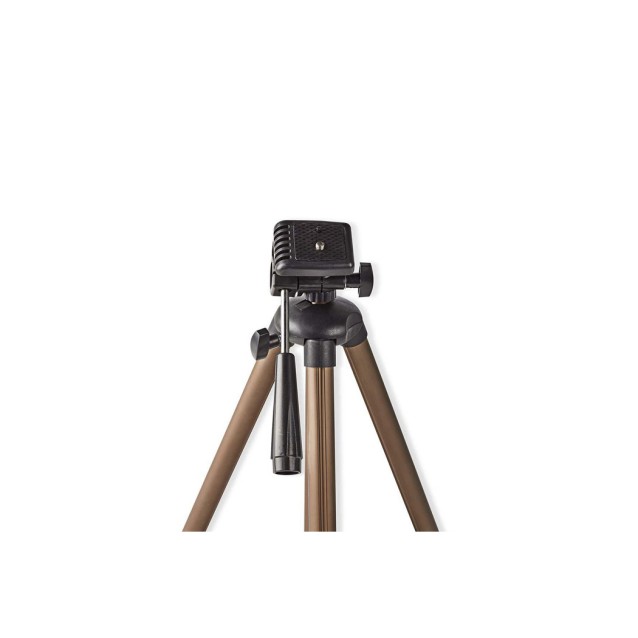 Τρίποδο αλουμινίου με max ύψος 128 cm για φωτογραφικές μηχανές και βιντεοκάμερες.