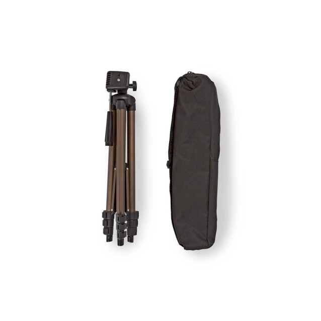 Τρίποδο αλουμινίου με max ύψος 128 cm για φωτογραφικές μηχανές και βιντεοκάμερες.