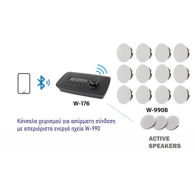 W-176 ΚΟΝΣΟΛΑ ΧΕΙΡΙΣΜΟΥ BLUETOOTH
