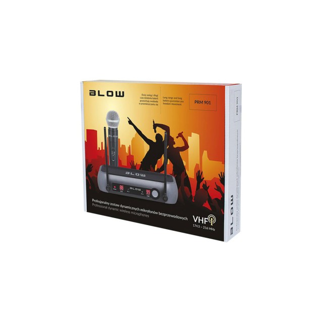 Blow Ασύρματο Δυναμικό Μικρόφωνο PRM-901 Χειρός Φωνής Μονό