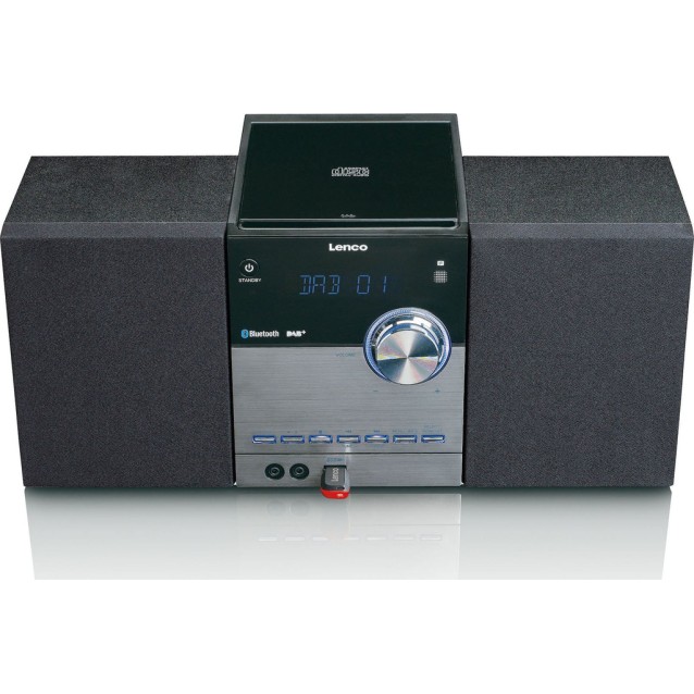 LENCO MC-150 Mini Hi-Fi με CD player, DAB+ FM ράδιο, σύνδεση Bluetooth και αναπαραγωγή από USB stick, 20W.