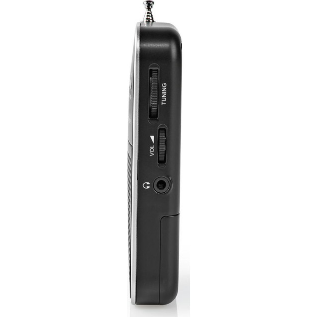 Nedis RDFM1110 Ραδιοφωνάκι Μπαταρίας Ασημί Silver/Black