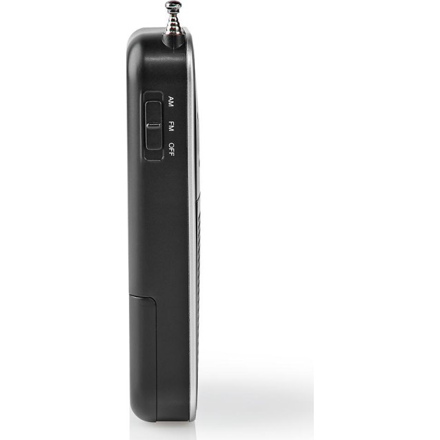 Nedis RDFM1110 Ραδιοφωνάκι Μπαταρίας Ασημί Silver/Black