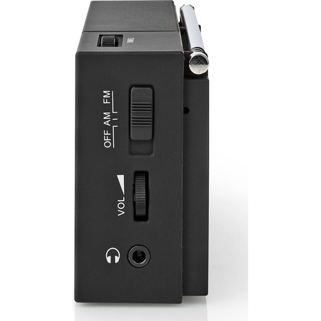 Nedis RDFM1200 Ραδιοφωνάκι Μπαταρίας Μαύρο Black
