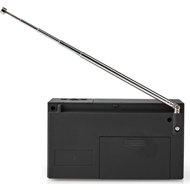 Nedis RDFM1200 Ραδιοφωνάκι Μπαταρίας Μαύρο Black